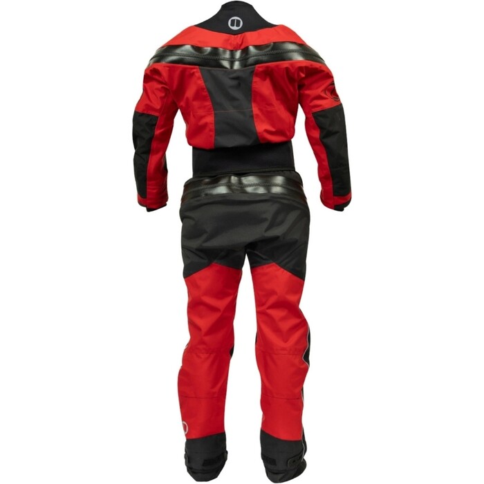 2024 Nookie Womens Fusion Latex Drysuit and Free Underfleece DR61200102 - Black / Red